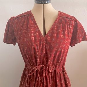 Christy Dawn Block Print Dress Small